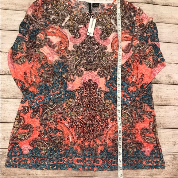 NWT New Directions Long Sleeve Top Size L - Picture 6 of 7